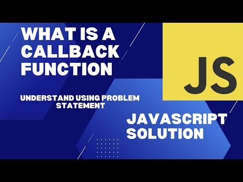 What Is A Callback Function In Javascript Javascript Interview Question