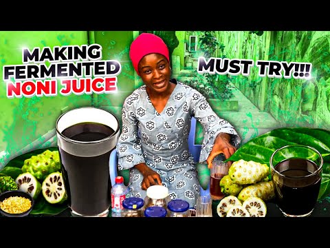 Making Fermented Noni Juice | Ghana Edition!!!