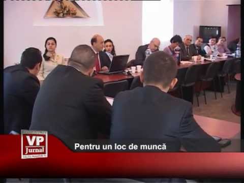 Pentru un loc de muncă