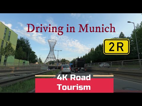 Driving Germany: B2R - Mittlerer Ring München - 4K big city driving