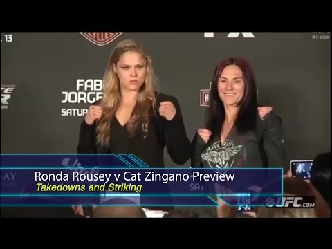BJJ Scout: Ronda Rousey v Cat Zingano UFC 184 Preview - Takedowns and Striking
