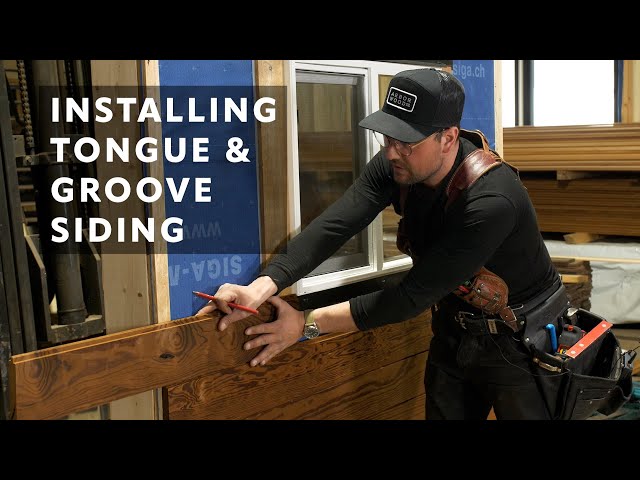 Video - How To Install Tongue and Groove Exterior Siding // ARBOR WOOD CO.