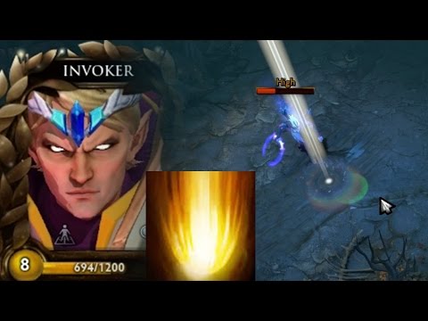 "god pulled back my hand" - Invoker Sunstrike Dota 2