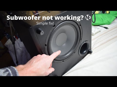 Subwoofer not working? Simple fix! (Boston CS Sub 10)
