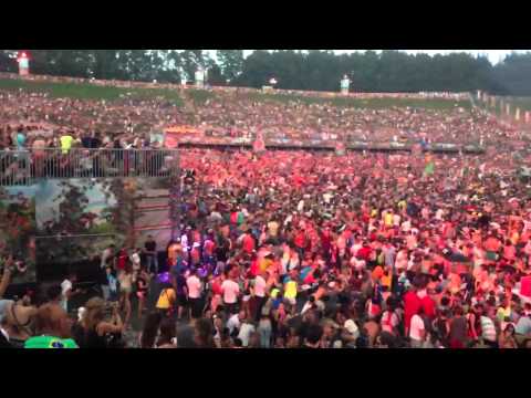 Hardwell biggest sit down at Tomorrowland 2013