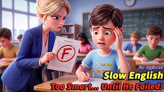 Henry Got an A+... Then He Stopped Studying! | Slow English Listening Story (A2 Level)
