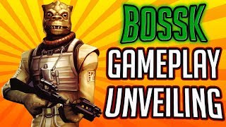 Bossk Gameplay Unveiling! The Tank the Bounty Hunters Needed! | Star Wars: Galaxy of Heroes