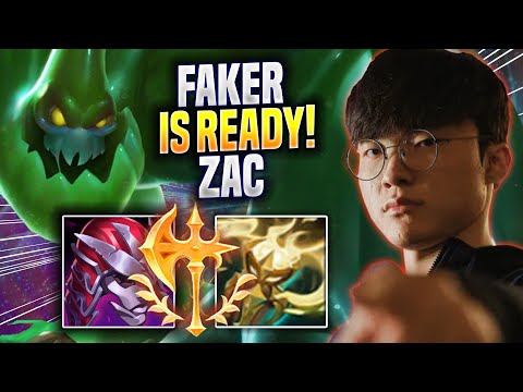 FAKER IS READY TO PLAY ZAC! - T1 Faker Plays Zac MID vs Seraphine! | Season 2023