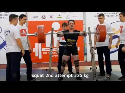 Sokolov Nikolay total 835kg@74kg, Championship of Russia 2016