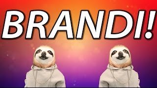 HAPPY BIRTHDAY BRANDI! - SLOTH HAPPY BIRTHDAY RAP