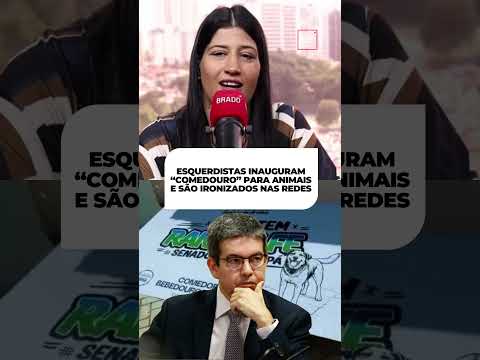 ESQUERDISTAS INAUGURAM “COMEDOURO” PARA ANIMAIS E SÃO IRONIZADOS NAS REDES