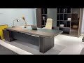 Hertz series, Luxury Office Furniture Design Wooden Bureau Executive Office Desk