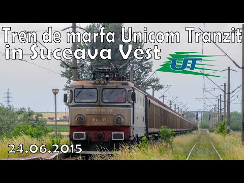 Tren de marfa Unicom trece pe directa prin Suceava Vest - 24.06.2015
