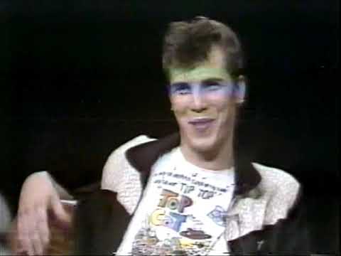 Stray Cats interviewed by Jack Cafferty (November 1983) NBC News, New York