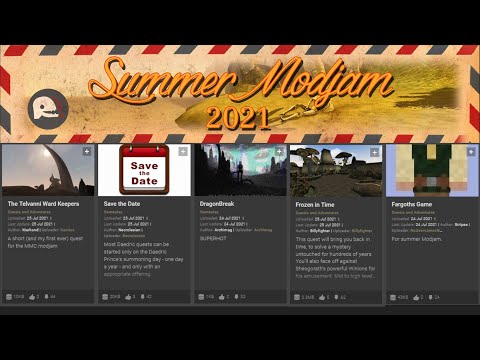 Morrowind Summer Modjam 2021 Full Results Stream! (with @MickyD and @LooseNooseMooseGoose)