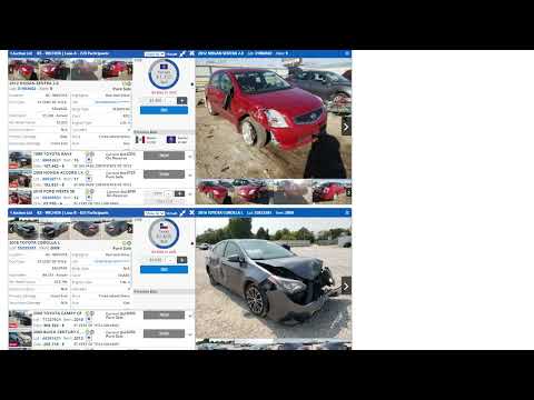 Copart Auto Auction Live Bidding 1-31-2022 Wichita, Kansas