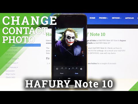 How to Add Photo to Contact in HAFURY NOTE 10 – Personalize Phonebook