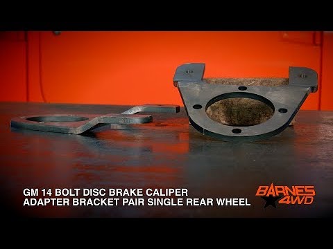 GM 14 BOLT DISC FULL FLOAT BRAKE CALIPER ADAPTER BRACKET