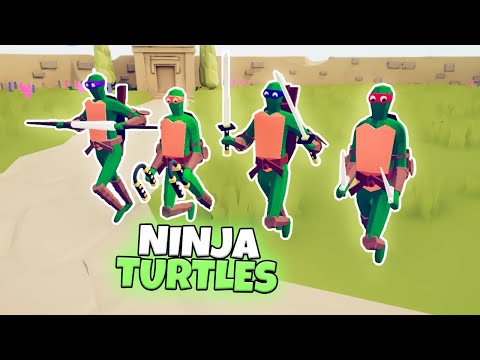 NINJA TURTLES vs SAMURAI and NINJA | TABS - Totally Accurate Battle Simulator