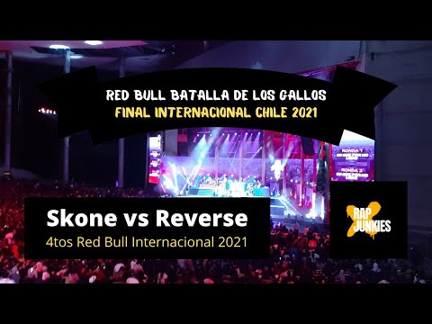 Skone vs Reverse 4tos Red Bull Batalla de los Gallos Internacional 2021 Reacción desde el Público