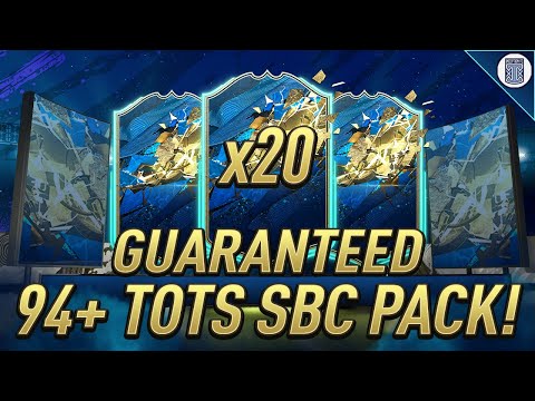 X20 GUARANTEED 94+ TOTSSF SBC PACKS! - FIFA 20 ULTIMATE TEAM