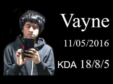 Hi im Gosu Vayne AD ft Thresh vs Jinx ft Blitzcrank - Full Stream 11/05/2016 KDA 18/8/5 - #54