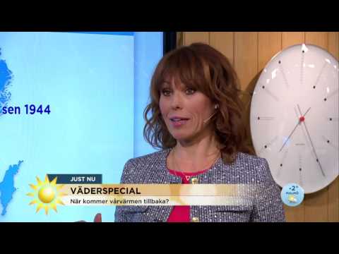 Väderspecial: "en strimma av värme sveper förbi snart" - Nyhetsmorgon (TV4)