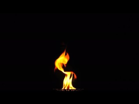Fire Burning Heat Flame On Black Background | Stock Footage - Videohive