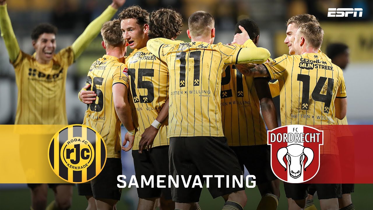 Roda JC Kerkrade vs FC Dordrecht highlights