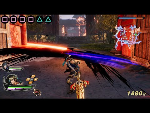 【Samurai warriors5】Tadakatsu Honda motions - Naginata （戦国無双５ 本田忠勝） モーション動画