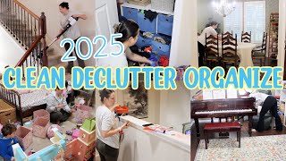 2025 EXTREME CLEAN DECLUTTER & ORGANIZE WITH ME! SPEED CLEANING MOTIVATION!