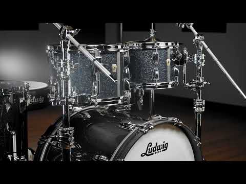 Ludwig Downbeat Classic Maple - Hybrid Black Sparkle image 4