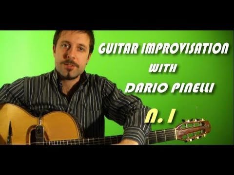 Guitar lessons n.1 with Dario Pinelli (improvisation)
