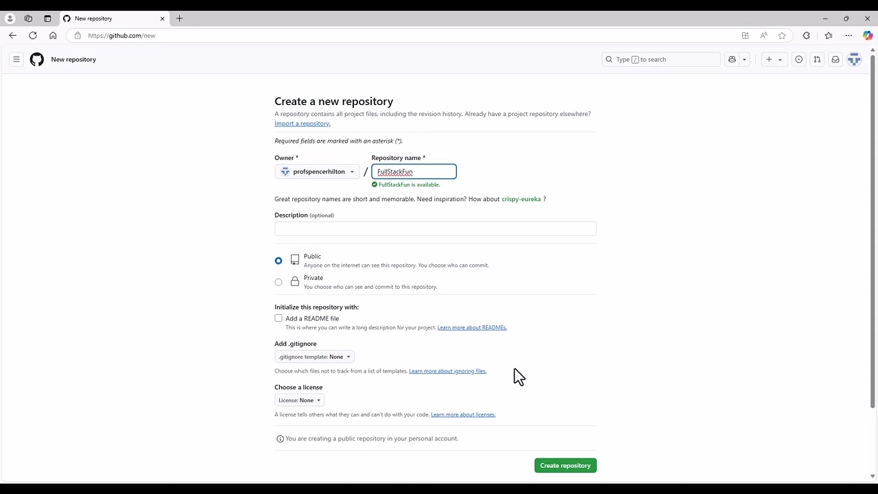 Full Stack (React & .NET) - 10 - GitHub