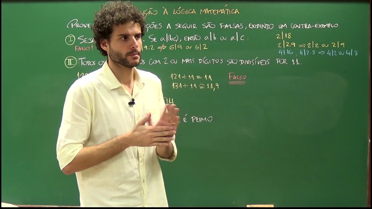 Dê uma contraexemplo!