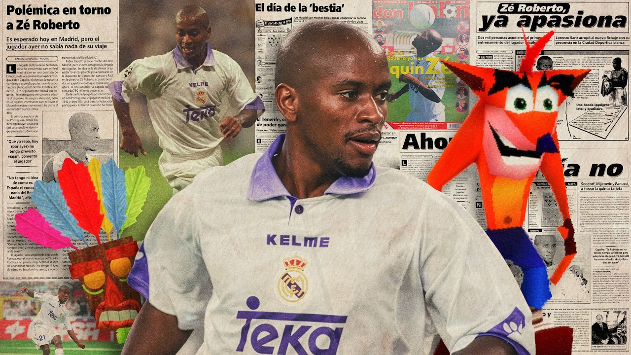 Como o vício em  Playstation acabou com a passagem de Zé Roberto pelo Real Madrid