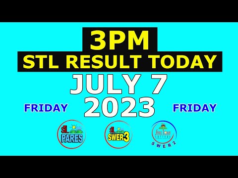 3pm STL Result Today July 7 2023 (Friday) Visayas and Mindanao