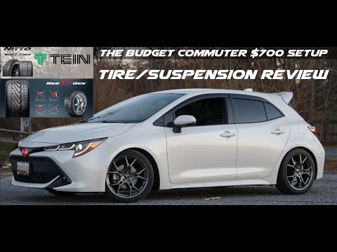 The Budget Commuter Review | E210 Corolla Hatchback + TEIN Springs + NITTO Tires Review