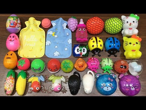 Mixing all my Store Bought Slimes !!! Slimesmoothie Relaxing Satisfying Slime Videos