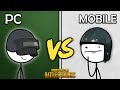 PUBG PC Gamers VS PUBG Mobile Gamers