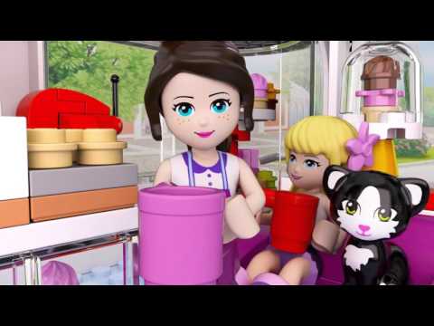 Vidéo LEGO Friends 41119 : Le cupcake café d'Heartlake City