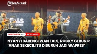 Download lagu Momen Iwan Fals Panik Rocky Gerung Ubah Lirik Sore di Tugu Pancoran mp3