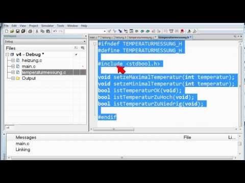 04B.1 mehrere C-Dateien, Header-Dateien, #include, Include-Guards