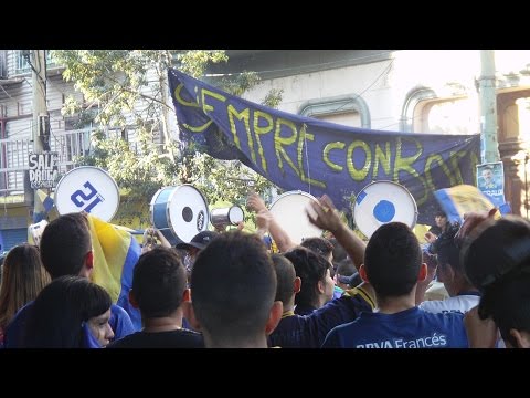 "hinchada de Boca Juniors Cumple Años 03/04/2016 parte 1" Barra: La 12 • Club: Boca Juniors