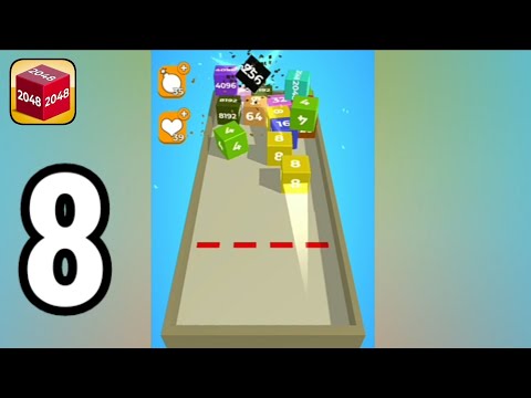 Chain Cube: 2048 3D - Gameplay Walkthrough Part 8 (Android, iOS)