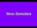 Nora- Samudera (Karaoke)