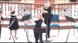 Ayre Flutes perform Scareso by Mike Mower (Live at St Martin-in-the-Fields)