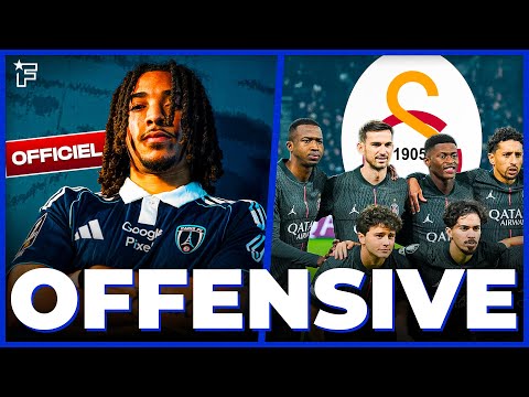 Le Paris FC dévoile sa première RECRUE, Galatasaray FONCE sur un titulaire du PSG | JT Foot Mercato