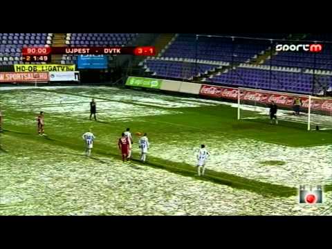 Ligakupa 6. forduló Újpest - DVTK Tisza Tibor gólja