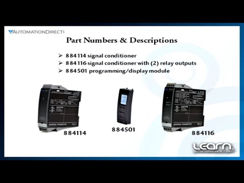 Universal Signal Conditioner Overview & Applications Part 1 from AutomationDirect